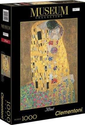 Cover for Puzzle 1000 Pz · Museum Collection - Klimt - Il Bacio (MERCH) (1901)