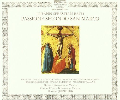 Passione Secondo San Marco - Orchestra Sinfonica Di Varsavia / Coro Dell'opera Da Camera Di Varsavia / Bok Joszef - Musiikki - BONGIOVANNI - 8007068202423 - maanantai 1. marraskuuta 1999