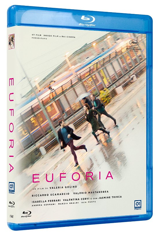 Cover for Valentina Cervi,isabella Ferrari,iaia Forte,valerio Mastandrea,riccardo Scamarcio,jasmine Trinca · Euforia (Blu-ray) (2019)