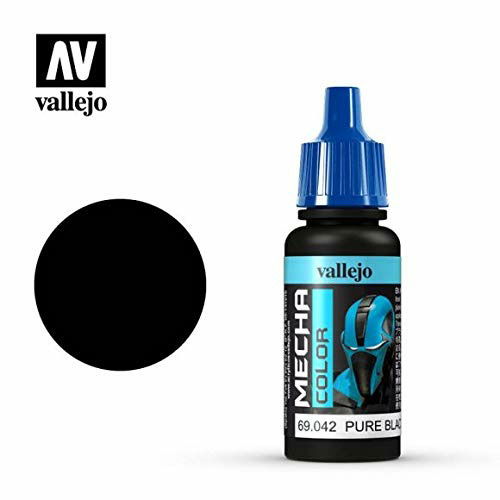 Mecha Color 69042 Pure Black - P.Derive - Produtos - Acryicos Vallejo, S.L - 8429551690423 - 