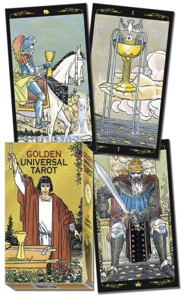 Golden Universal Tarot Deck - Lo Scarabeo - Kirjat - Llewellyn Publications - 9780738737423 - keskiviikko 1. toukokuuta 2013