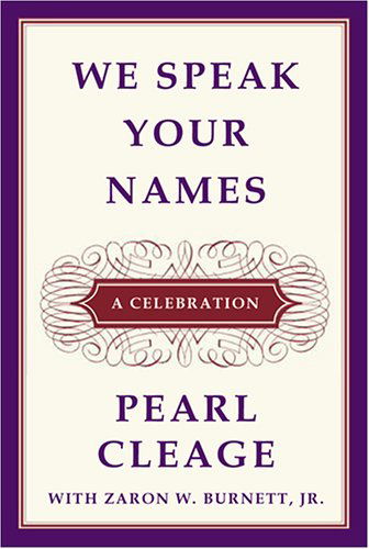 Cover for Pearl Cleage · We Speak Your Names (Audiobook (płyta CD)) [Unabridged edition] (2006)