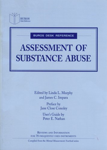 Cover for Buros Center · Assessment of Substance Abuse (Buros Desk Reference) (Paperback Book) (1997)
