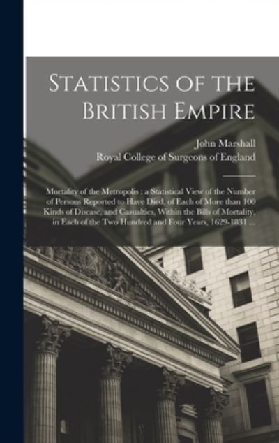 Cover for John 1783-1841 Marshall · Statistics of the British Empire (Hardcover Book) (2021)