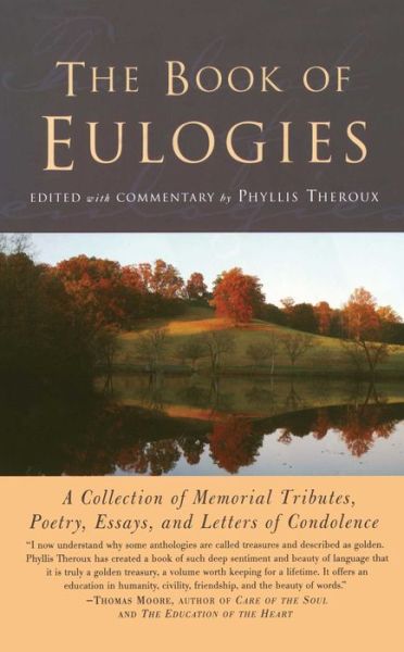 Cover for Phyllis Theroux · The Book of Eulogies (Paperback Book) (2015)