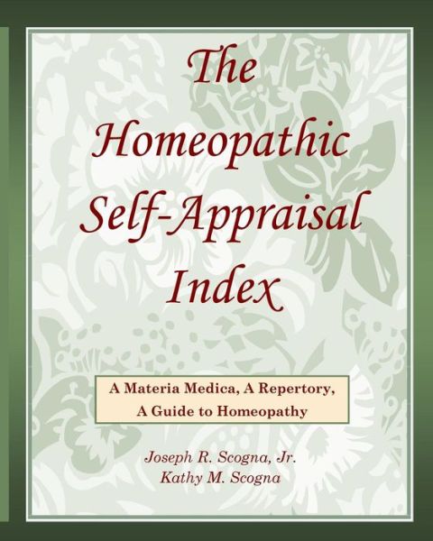 Cover for Joseph R Scogna Jr · The Homeopathic Self-appraisal Index (Paperback Book) (2014)