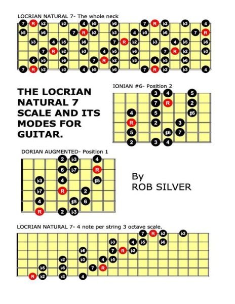 Cover for Rob Silver · The Locrian Natural 7 Scale and Its Modes for Guitar (Paperback Book) (2014)