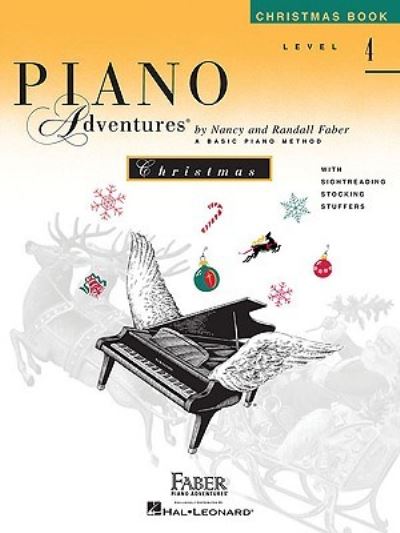 Cover for Piano Adventures Christmas Book Level 4 (Book) (1996)