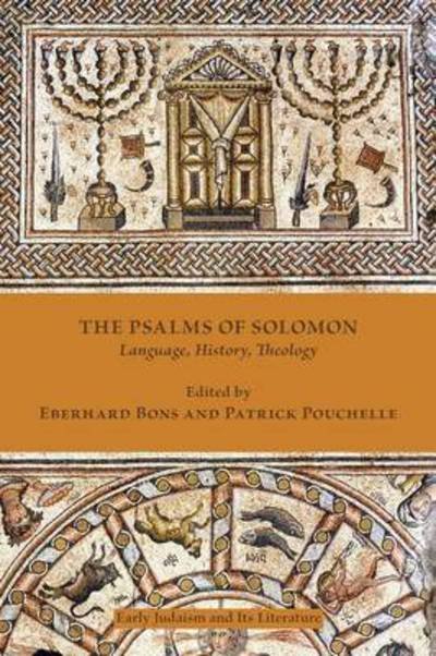 Cover for Eberhard Bons · The Psalms of Solomon: Language, History, Theology (Taschenbuch) (2015)