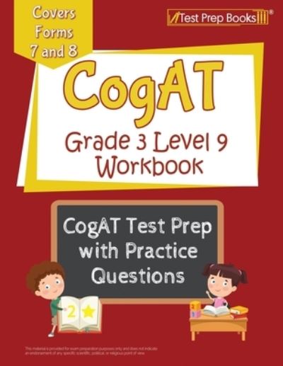 Cover for Joshua Rueda · CogAT Grade 3 Level 9 Workbook : CogAT Test Prep with Practice Questions [Covers Forms 7 and 8] (Paperback Book) (2023)