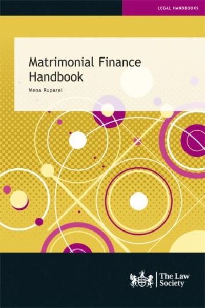 Cover for Mena Ruparel · Matrimonial Finance Handbook (Pocketbok) (2020)