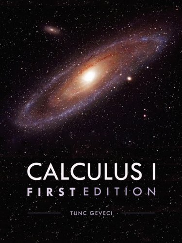 Cover for Tunc Geveci · Calculus I (Paperback Book) (2010)