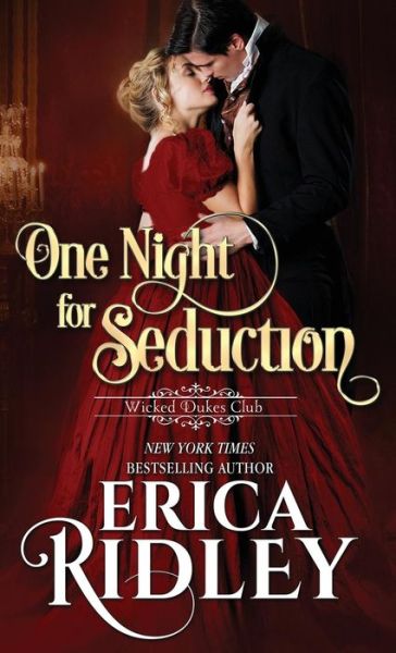 Cover for Erica Ridley · One Night for Seduction (Paperback Book) (2019)