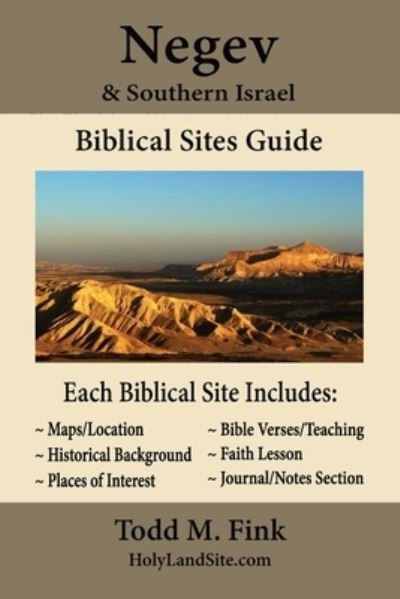 Cover for Dr Fink · Negev &amp; Southern Israel Biblical Sites Guide (Paperback Book) (2020)