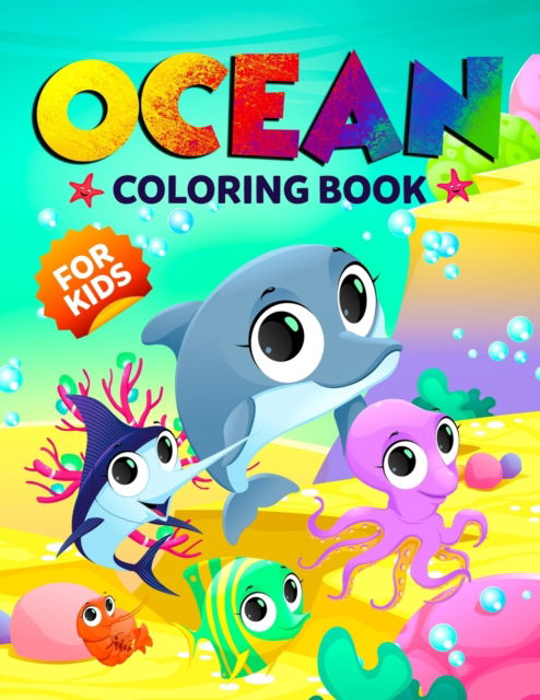 Cover for Harper Hall · Ocean Coloring Book (Paperback Book) (2019)