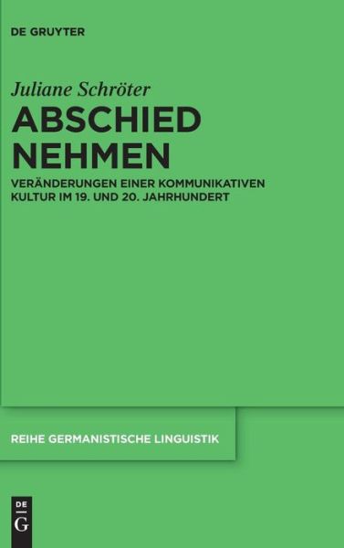 Cover for Schröter · Abschied nehmen (Book) (2016)