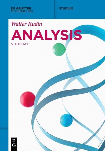 Cover for Walter Rudin · Analysis (Paperback Book) (2022)