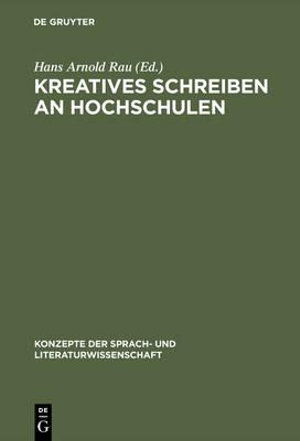 Cover for Kreatives Schreiben an Hochschulen (Book) (1988)
