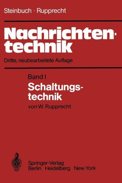 Cover for Karl Steinbuch · Nachrichtentechnik: Band 1: Schaltungstechnik (Paperback Book) (1982)
