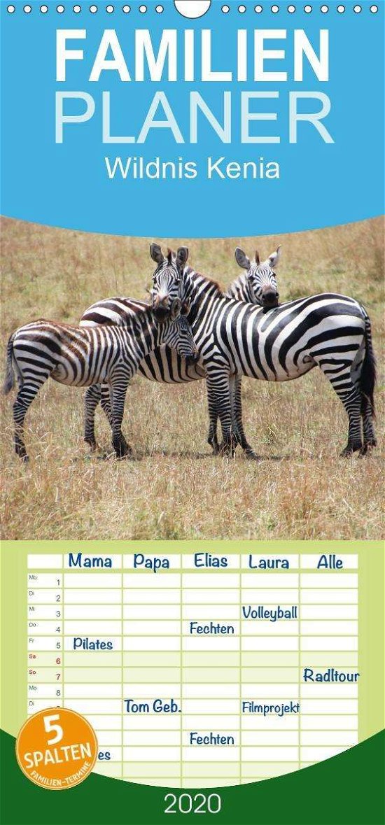 Cover for Schwarz · Wildnis Kenia - Familienplaner (Book)