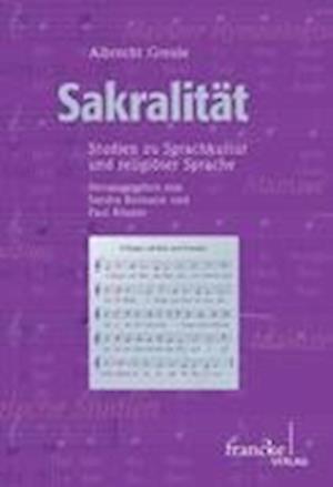 Cover for Albrecht Greule · Sakralität (Paperback Book) (2012)
