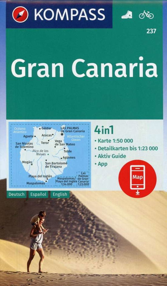 Gran Canaria - Mair-Dumont / Kompass - Bücher - CRAENEN BVBA - 9783990446423 - 