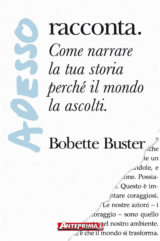 Cover for Bobette Buster · Adesso... Racconta (DVD)
