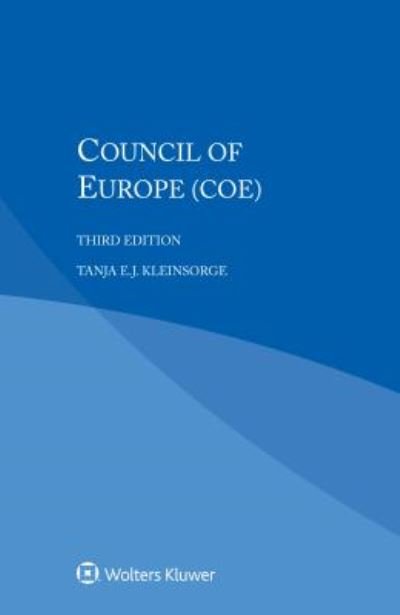 Tanja E.J. Kleinsorge · Council of Europe (CoE) (Pocketbok) (2019)