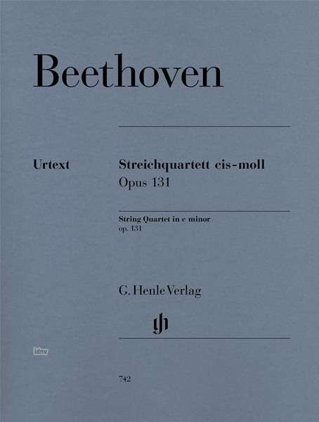 Cover for Beethoven · Streichqu.cis-Moll.131.HN742 (Bog) (2018)
