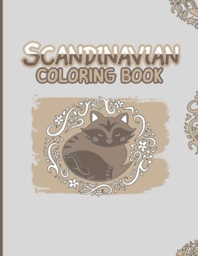 Cover for Nemy Sh · Scandinavian Coloring Book (Paperback Book) (2021)