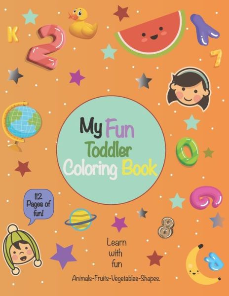 Cover for Abc Toddlerz Publishing · My fun toddler coloring book (Paperback Book) (2020)