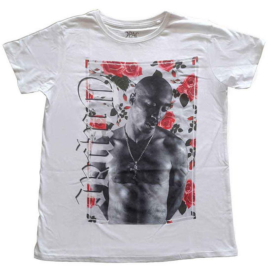 Cover for Tupac · Tupac Ladies T-Shirt: Floral (T-shirt)