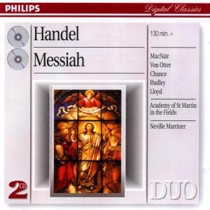 Handel: Messiah - Neville Marriner - Music - CLASSICAL - 0028947004424 - September 16, 2008