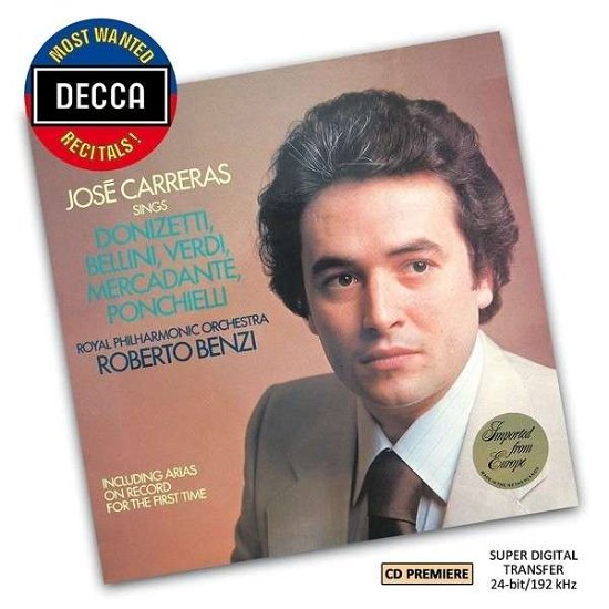 Cover for Jose Carreras · Jose Carreras Sings (CD) [Limited edition] (2014)