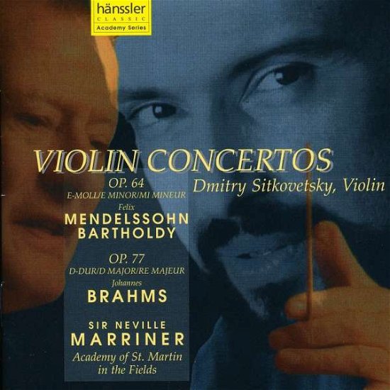 Cover for Sitkovetsky / Marriner / Mendelssohn · Violin Concertos (CD) (1996)
