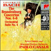 Brandenburg Concerti 4-6 - Bach,j.s. / Casals / Marlboro Festival Orchestra - Musik - SONY CLASSICAL - 0074644625424 - 6. november 1990