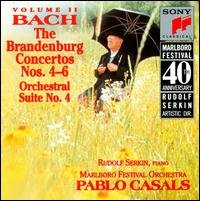 Brandenburg Concerti 4-6 - Bach,j.s. / Casals / Marlboro Festival Orchestra - Musique - SONY CLASSICAL - 0074644625424 - 6 novembre 1990