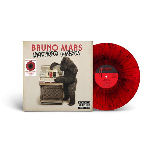 Cover for Bruno Mars · Unorthodox Jukebox (LP) [Limited Red With Black Splatter Vinyl edition] (2024)