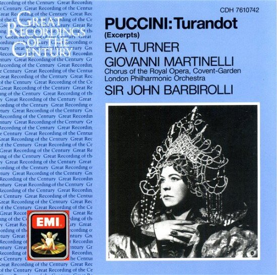 Cover for Giacomo Puccini · Turandot (Excerpts) (CD)