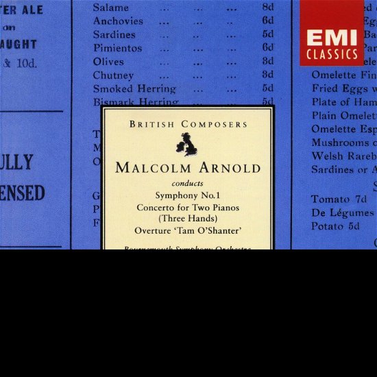 Cover for Malcolm Arnold  · Sinfonie 1/Klav.Kon. / Dances/+ (CD)