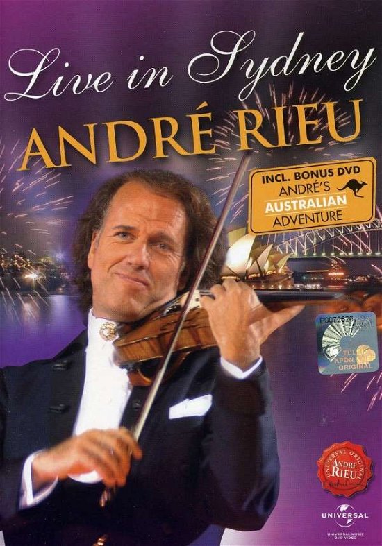 Cover for André Rieu · Live in Sydney - André's Australian Adventure (DVD) (2010)