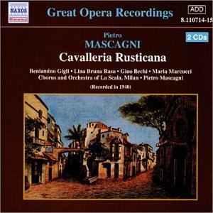 Cavalleria Rusticana - P. Mascagni - Music - NAXOS - 0636943171424 - August 13, 2001