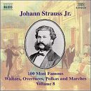 100 Most Famous Works 8 - J. Jr Strauss - Musik - NAXOS - 0636943452424 - 1. juni 1999