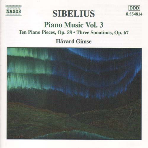 Cover for Sibelius / Gimse · Piano Music 3 (CD) (2001)