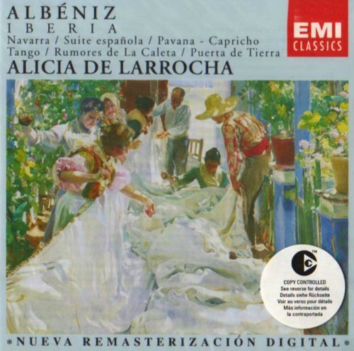Cover for Alicia de Larrocha · Iberia, Suite Española, Navarr (CD) (2003)