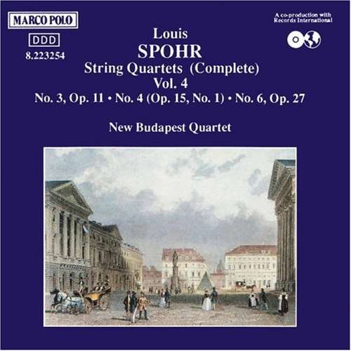 Cover for Spohr / New Budapest Quartet · Complete String Quartets 4 (CD) (1992)