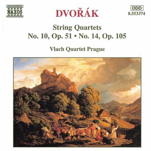 Cover for Dvorak / Vlach Quartet Prague · String Quartets Opp. 51 &amp; 105 (CD) (1997)