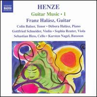 Henze / Guitar Music - Vol. 1 - Franz Halasz - Música - NAXOS - 0747313234424 - 3 de abril de 2006