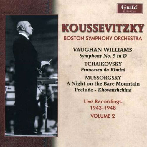 Koussevitzky Conducts the Boston Symphony - Vaughan Williams / Mussoegsky / Bso / Koussevitzky - Musiikki - GUILD - 0795754232424 - tiistai 18. syyskuuta 2007