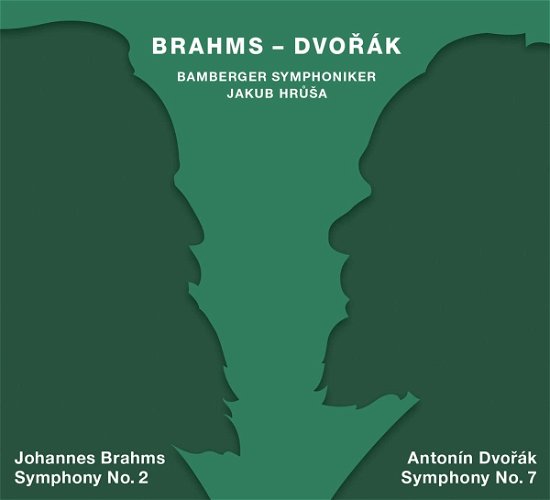 Cover for Hrusa,Jakub / Bamberger Symphoniker · Sinfonie Nr,2 (Brahms) / Sinfonie Nr,7 (Dvorak) (SACD) (2022)